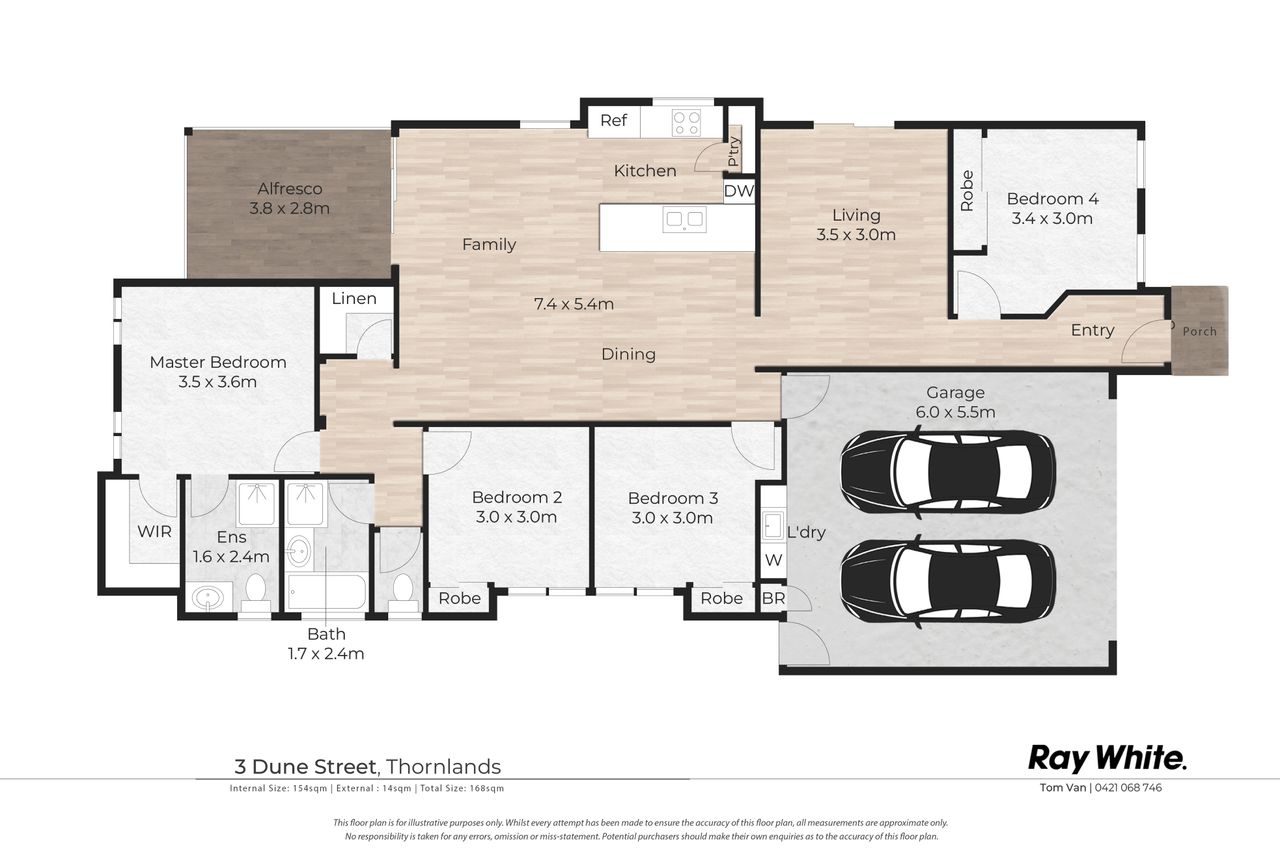 Floor plan 1 for 3 Dune Street, Thornlands