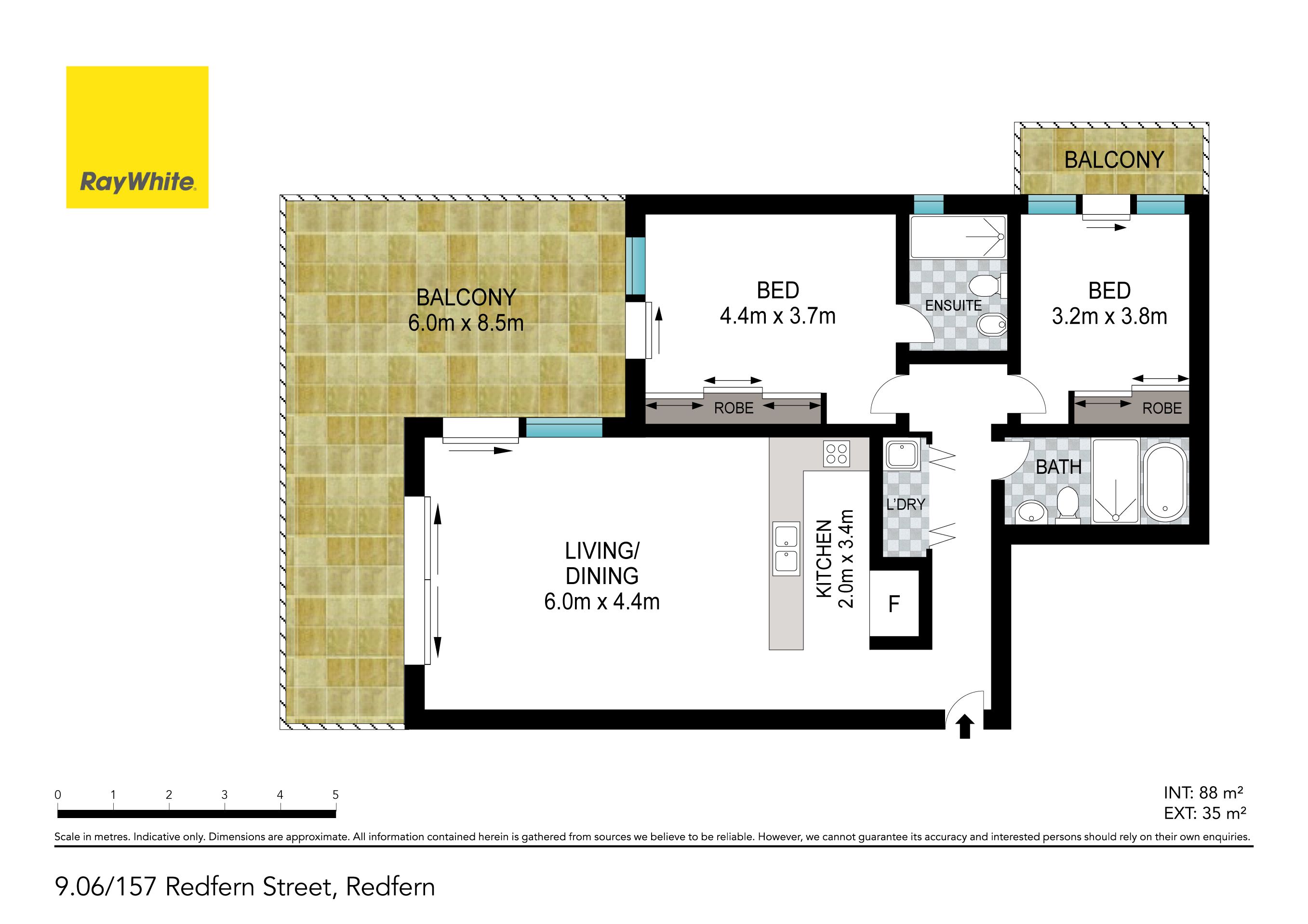 9.06/157 Redfern Street, Redfern, NSW 2016 - Apartment for Rent - Ray ...