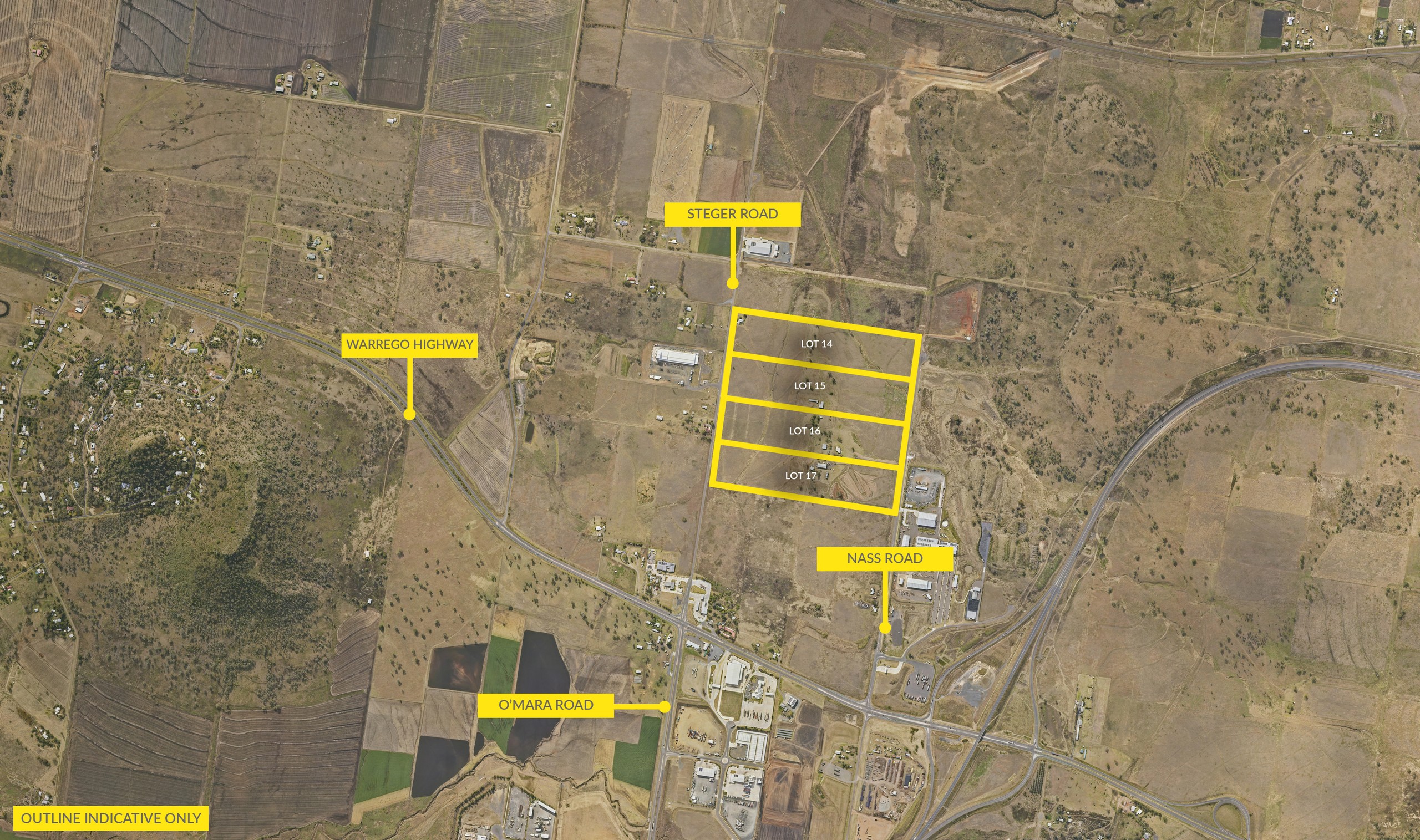 Lots 14-17, 101 Nass Road, Charlton, QLD 4350