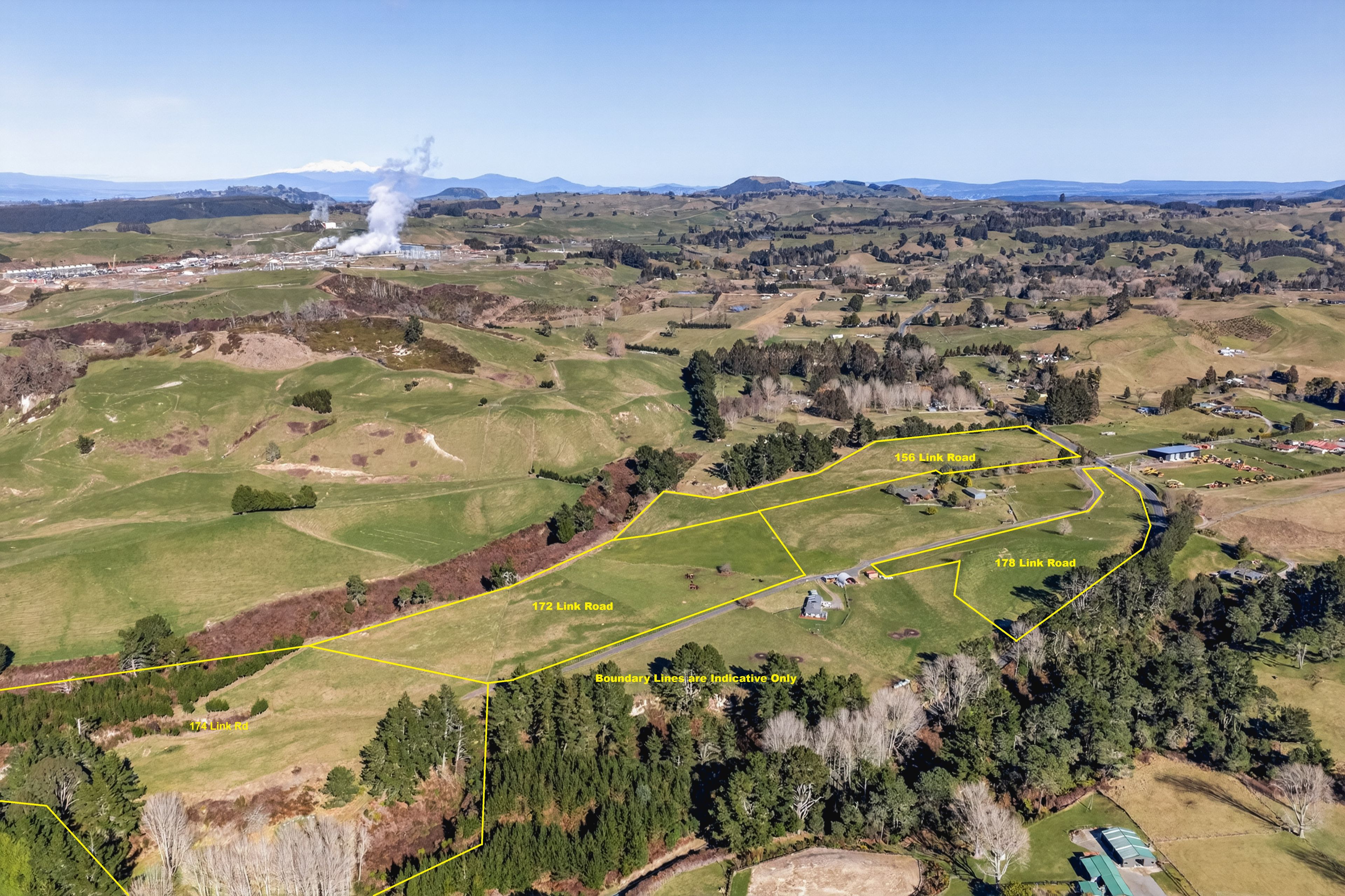 156, 172, 174, 178 Link Road, Wairakei, Taupo District