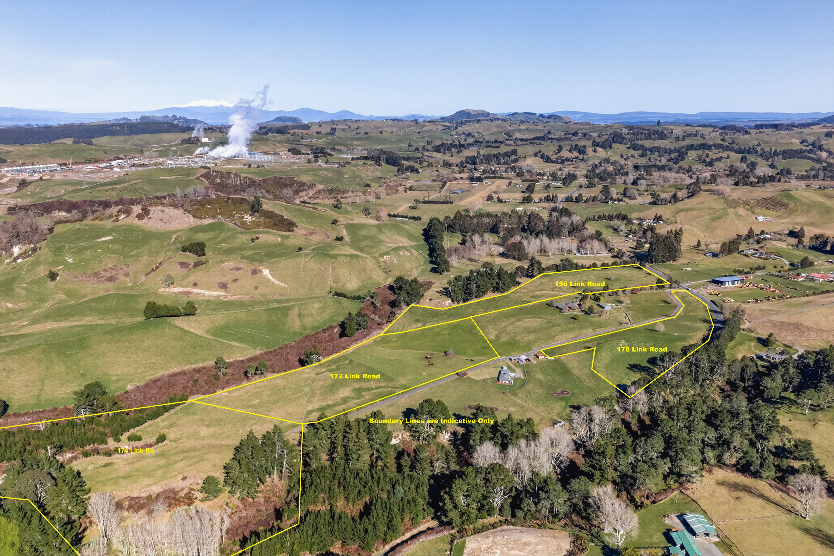156, 172, 174, 178 Link Road, Wairakei, Taupo District