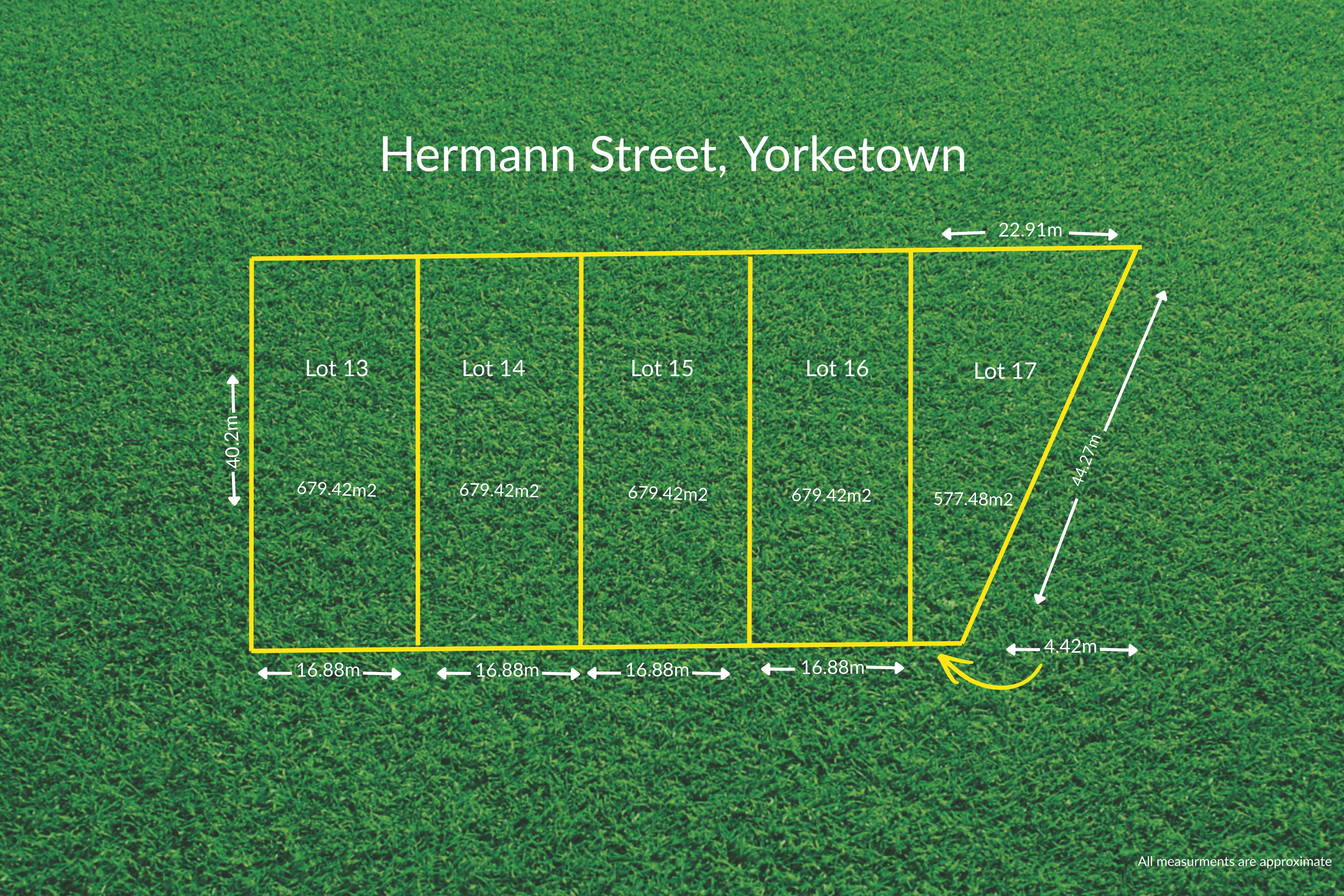 Lot 13, 16 & 17 No. 4, 10 & 12 Hermann Street, YORKETOWN, SA 5576
