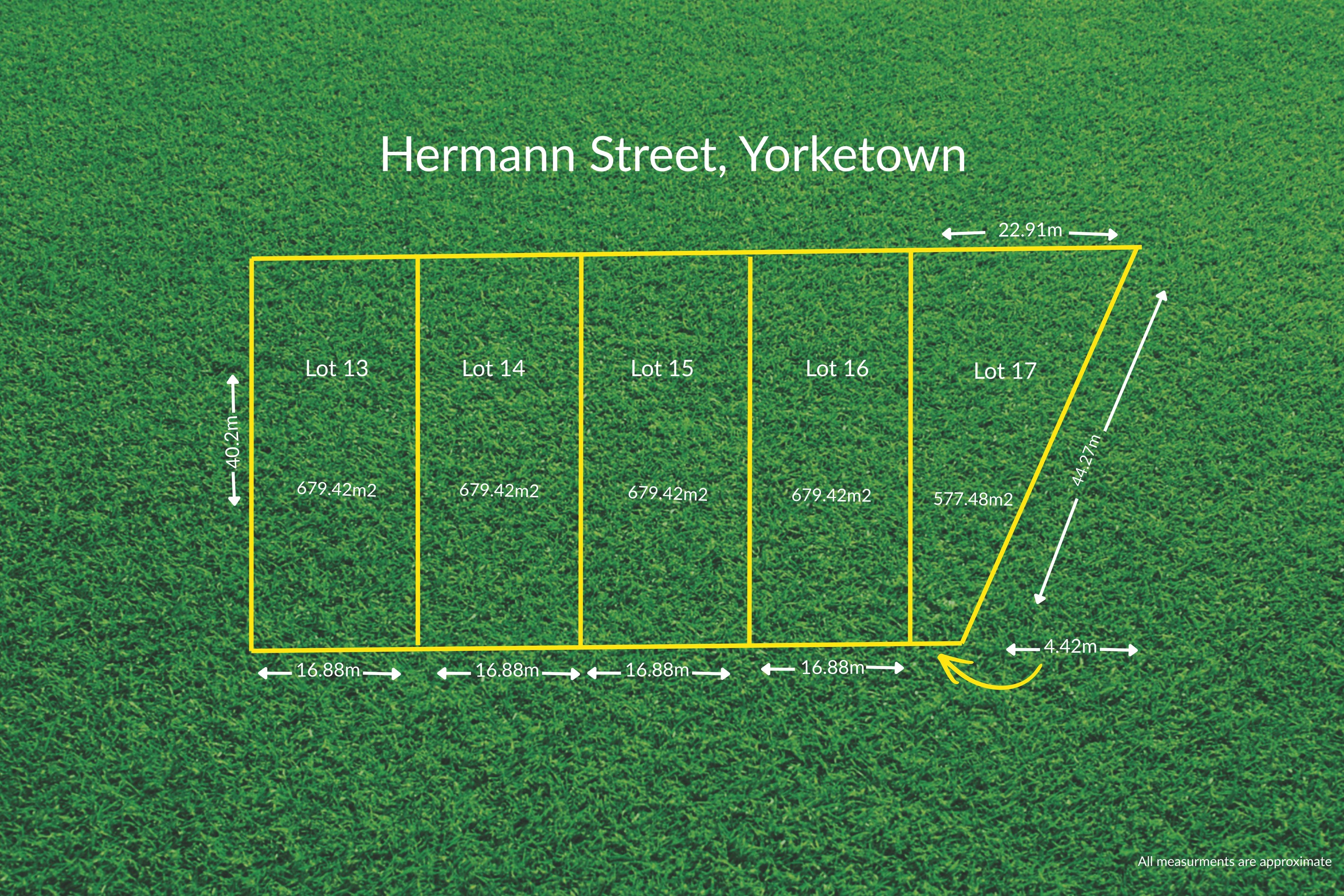 Lot 13, 16 & 17 No. 4, 10 & 12 Hermann Street, YORKETOWN, SA 5576