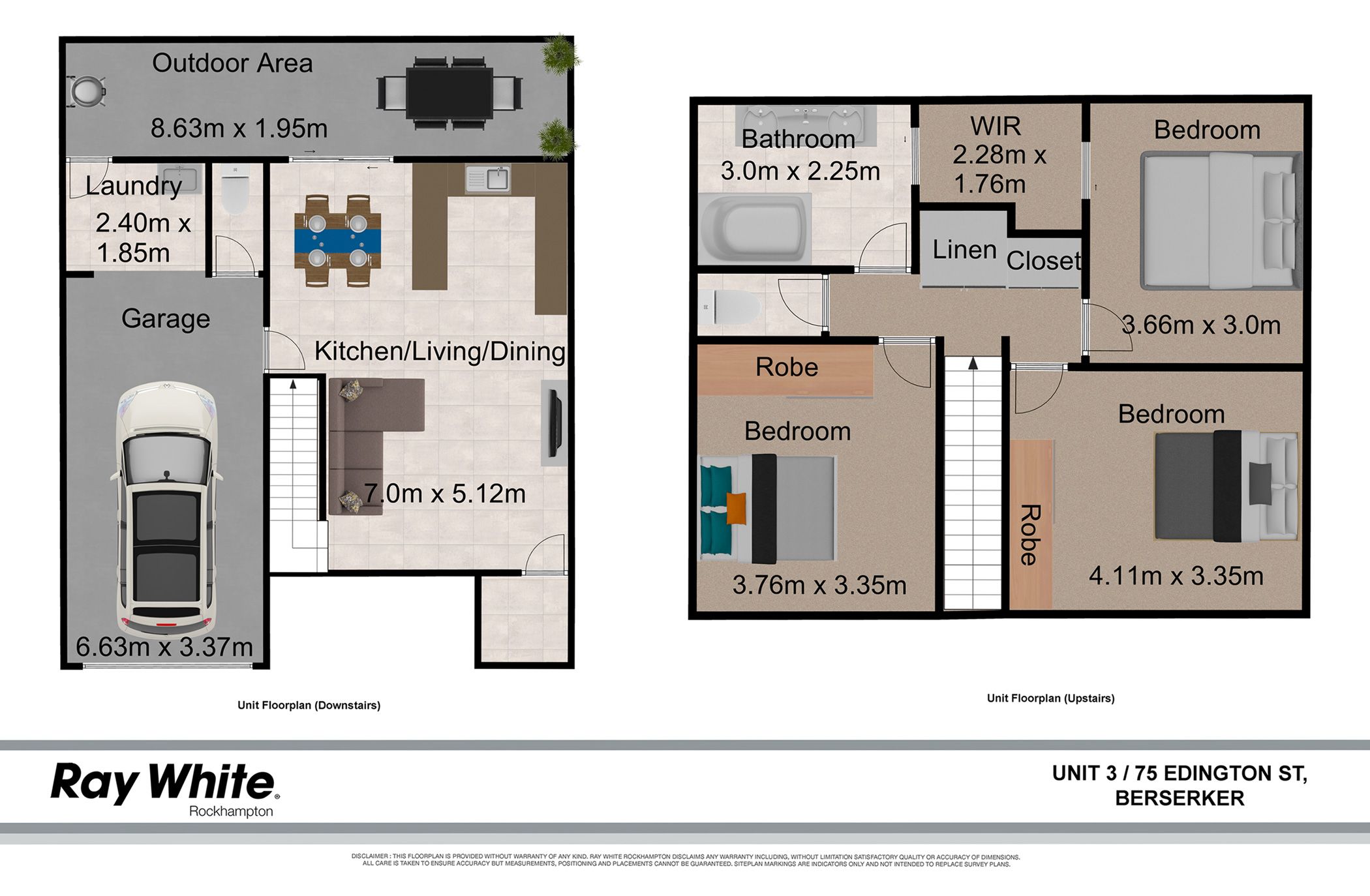 3/75 Edington Street, Berserker, QLD 4701