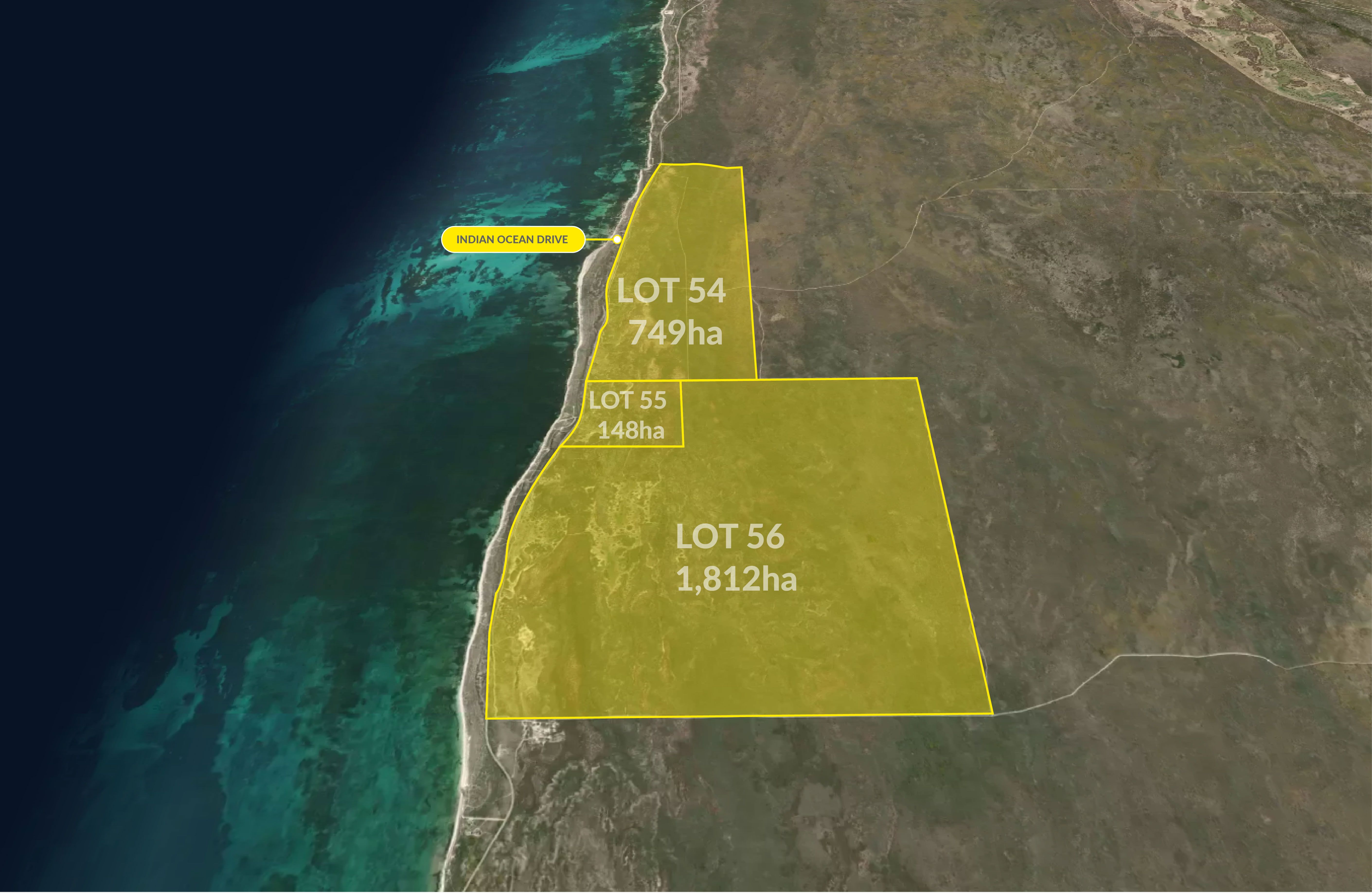 Lots 54, 55 & 56 Indian Ocean Drive, Arrowsmith, WA 6525
