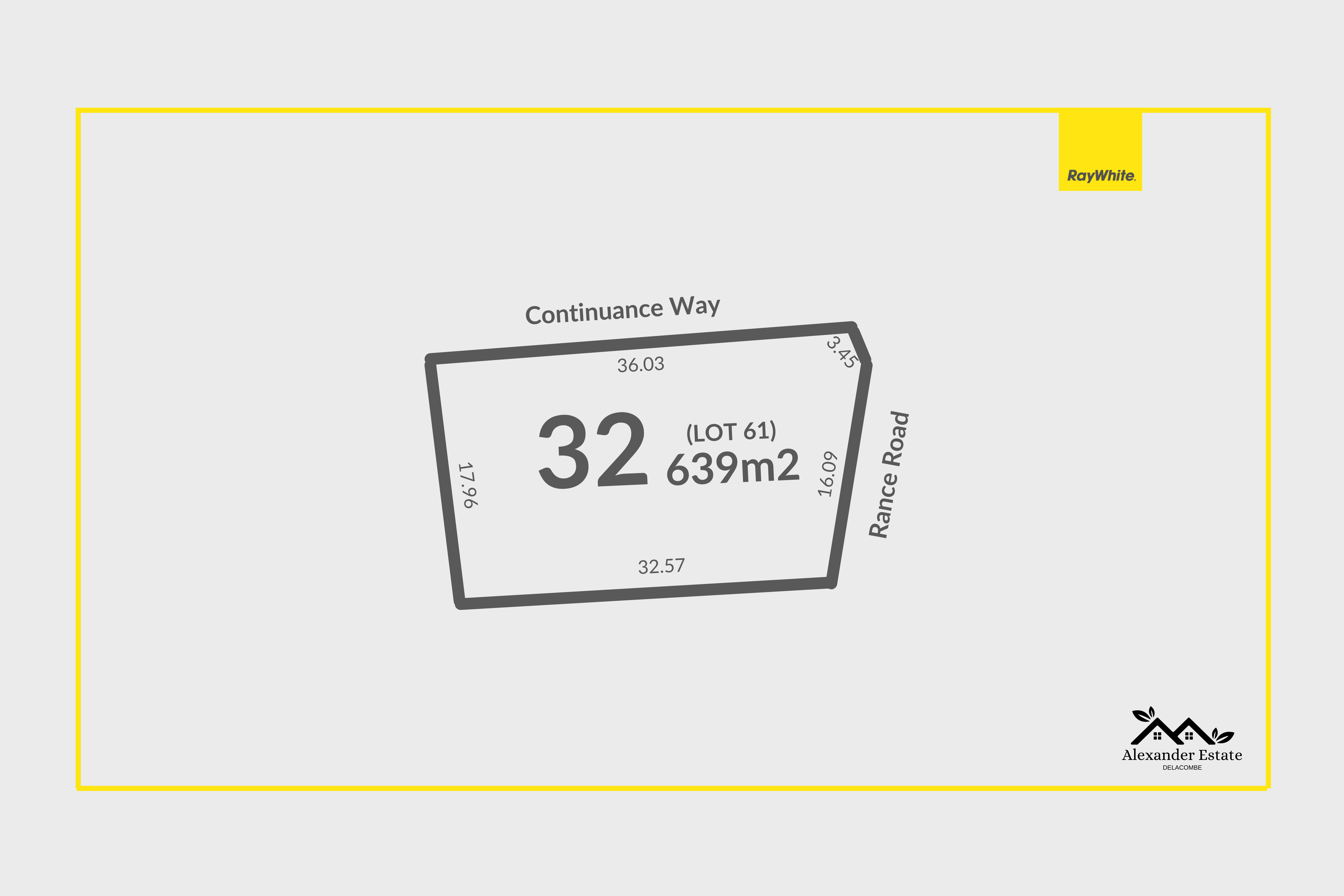32 Rance Road (Lot 61 Alexander Estate), Delacombe, VIC 3356