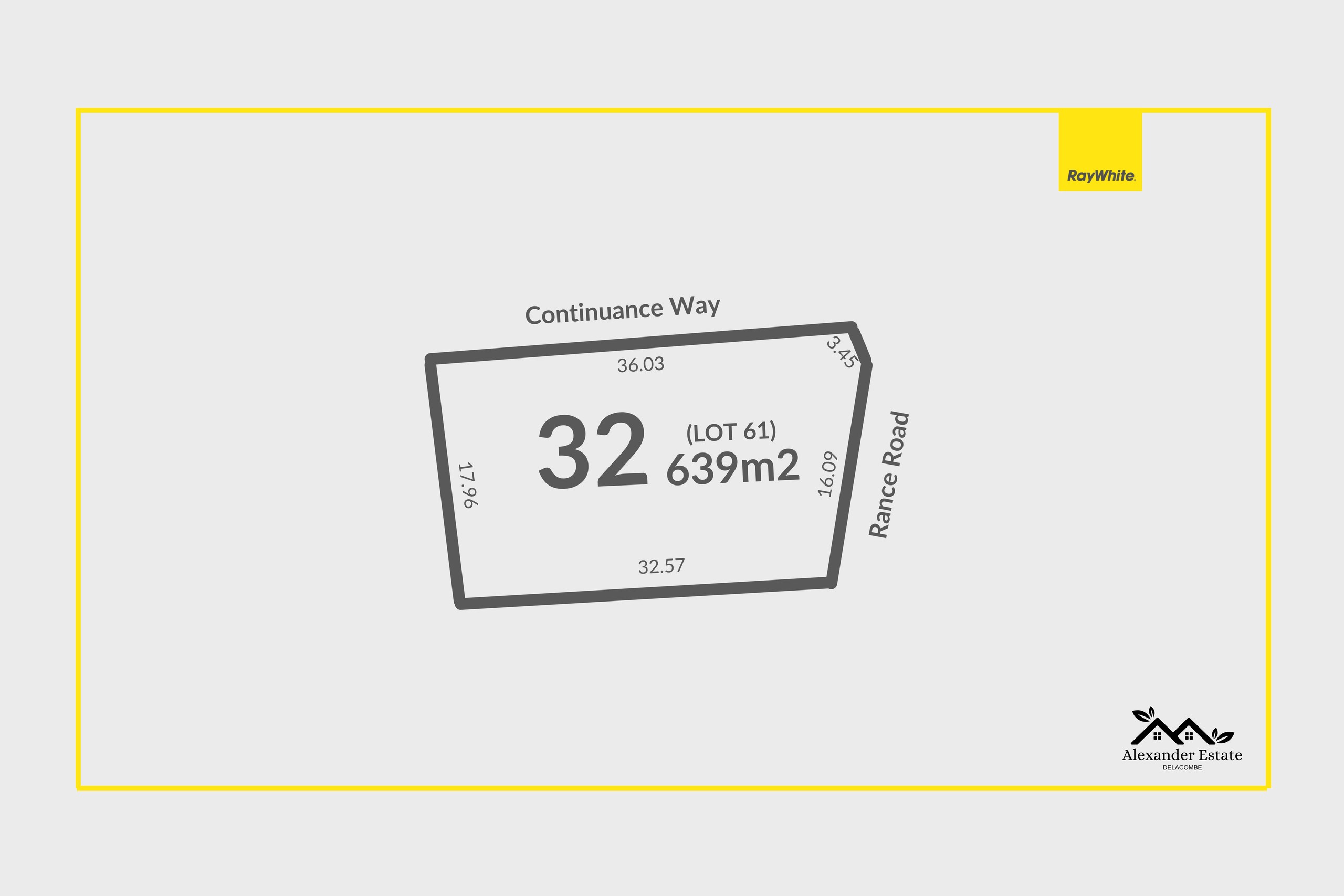 32 Rance Road (Lot 61 Alexander Estate), Delacombe, VIC 3356
