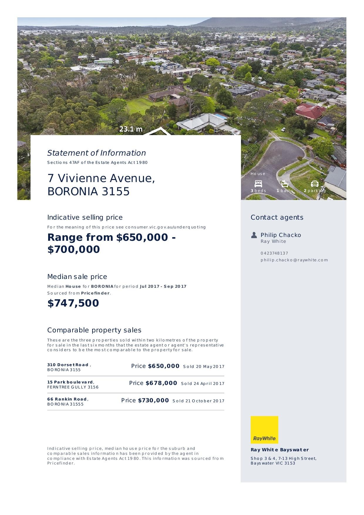 7 Vivienne Avenue, Boronia, VIC 3155