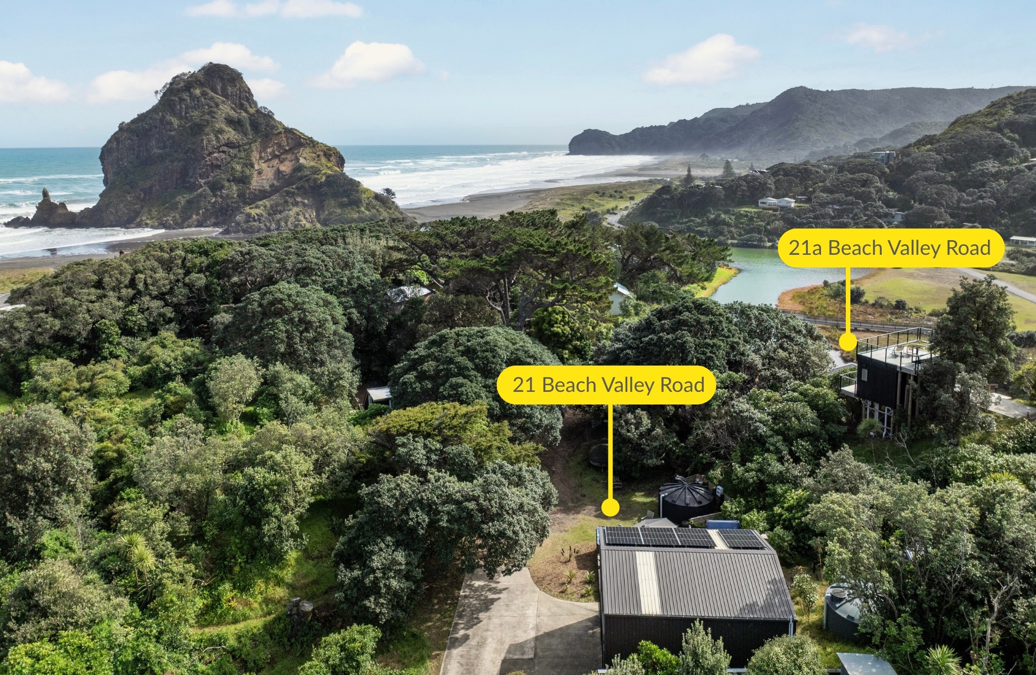 21 & 21a Beach Valley Road, Piha, Waitakere City