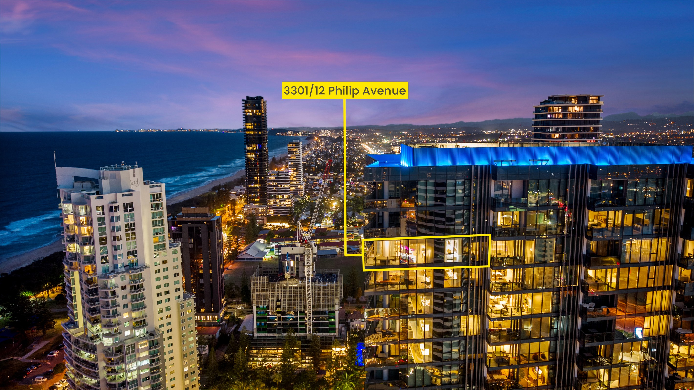 3301/12 Philip Avenue, Broadbeach, QLD 4218