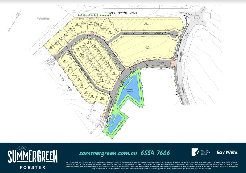 Lot 66, Stage 1A "Summergreen", Cape Hawke Drive, Forster, NSW 2428
