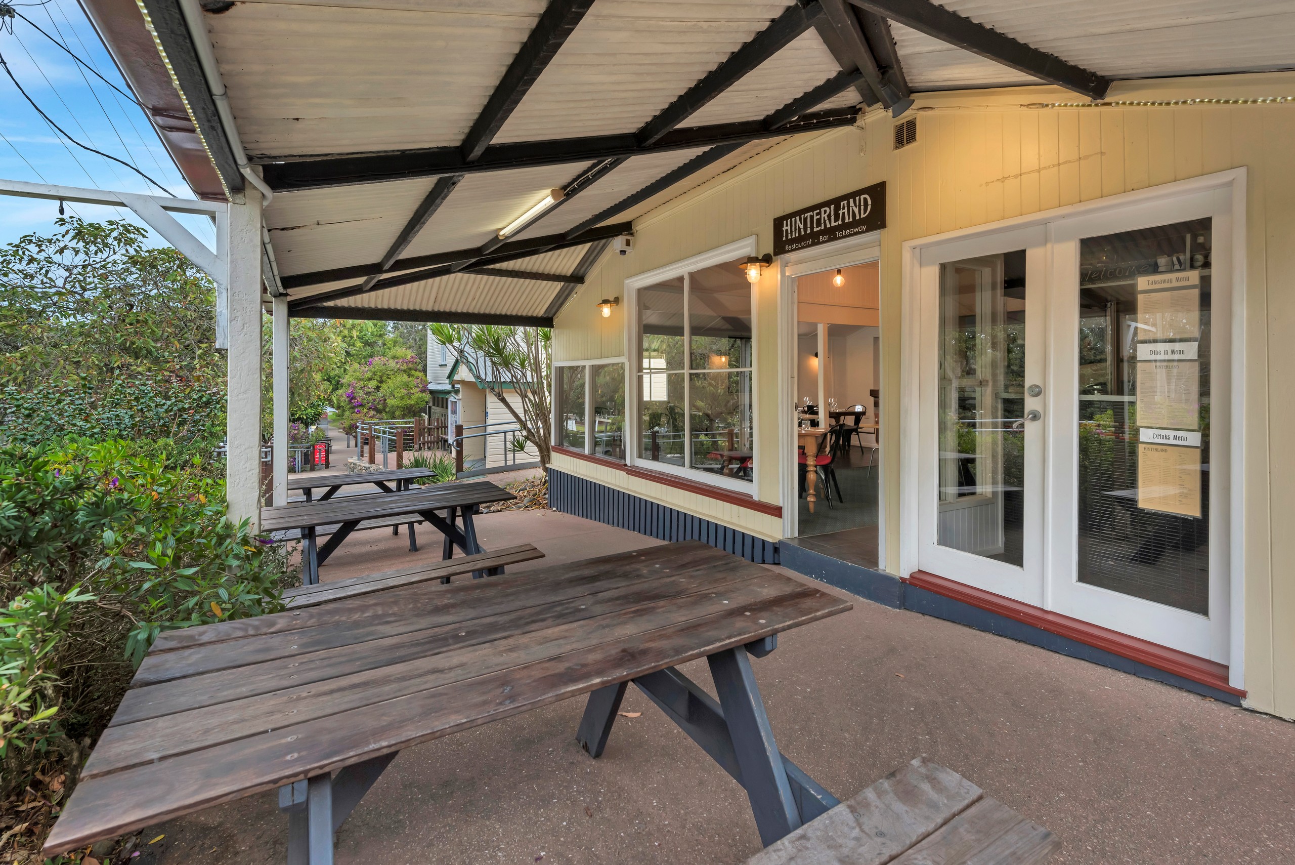 Hinterland Restaurant Cooran, located at 16 King Street, Cooran, QLD 4569