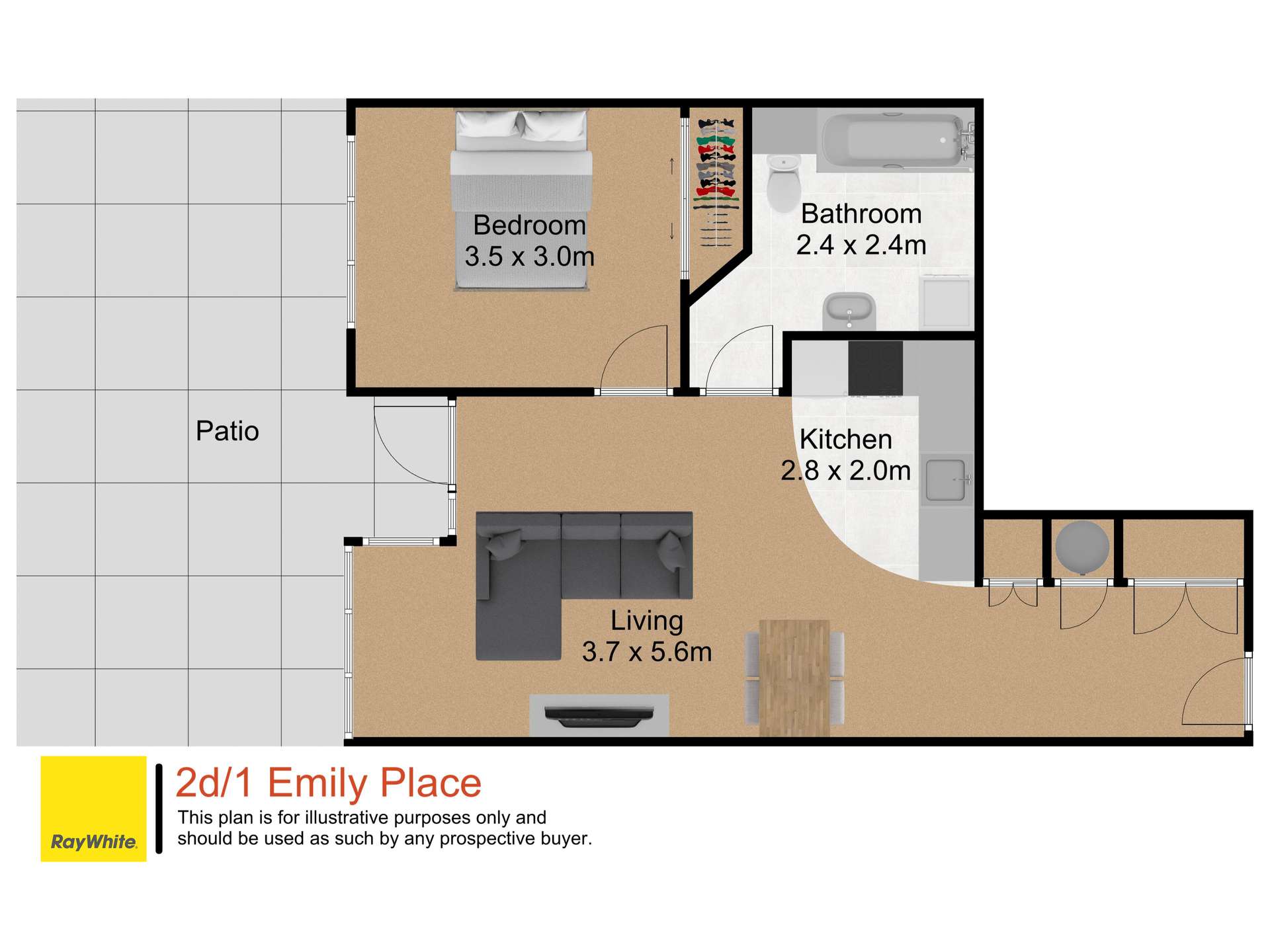 2D/1 Emily Place photo 16