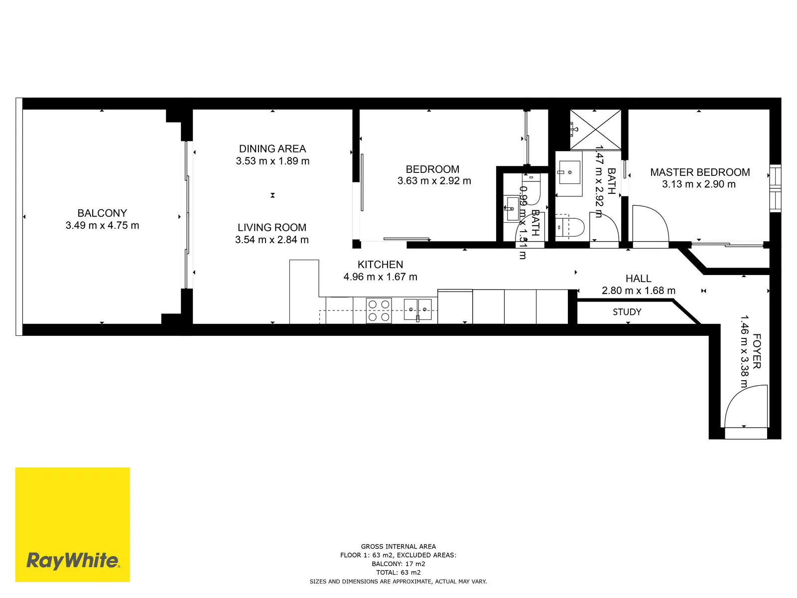 305/16 Merivale Street, South Brisbane floorplan