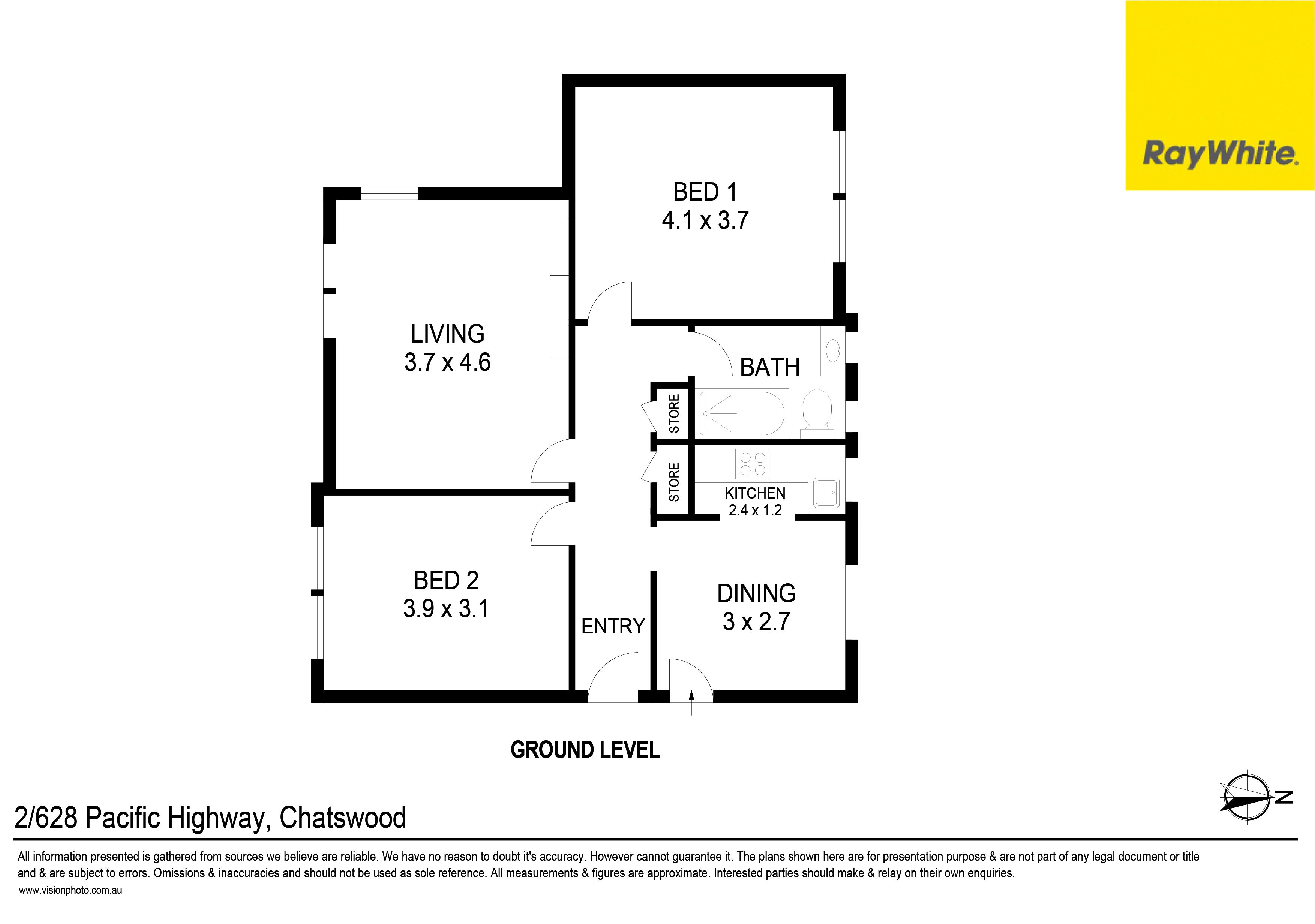 2/628 Pacific Highway, Chatswood, NSW Home For Rent • Ray White