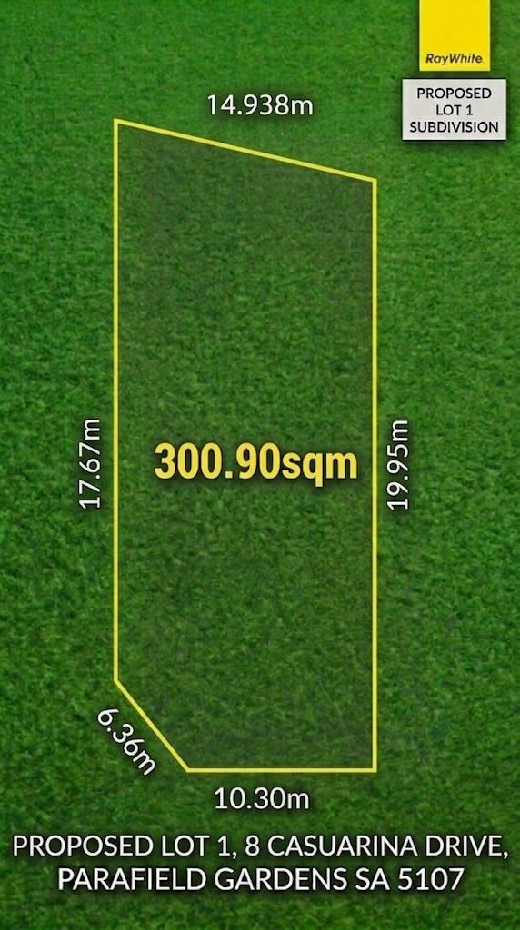 Lot 1/8 Casuarina Drive — photo from Ray White Modbury