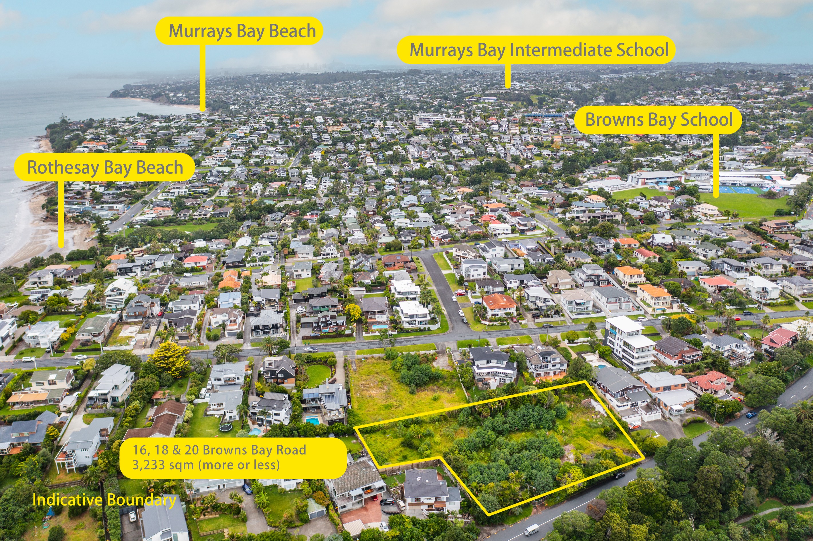 16, 18&20 Browns Bay Road, Rothesay Bay,