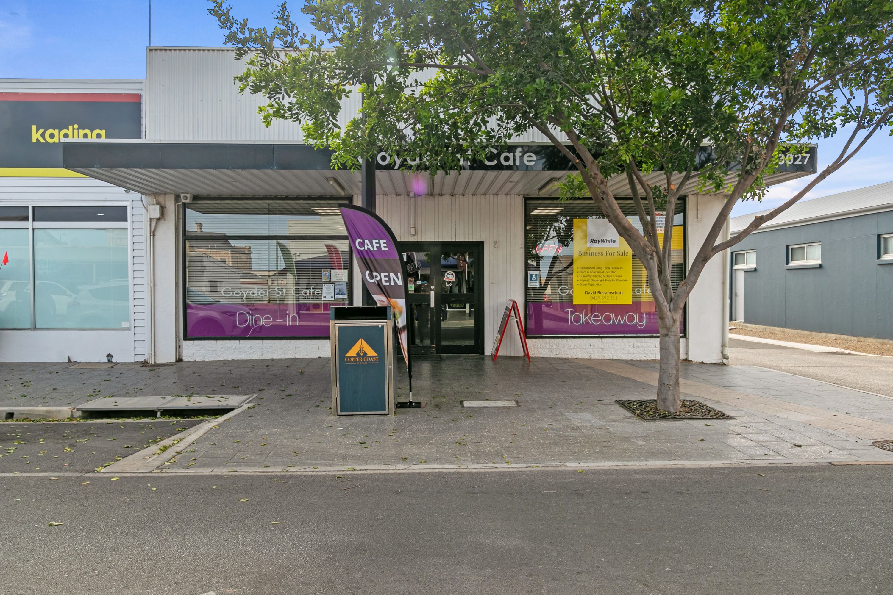 4 Goyder Street, Kadina, SA 5554 Cafe/Coffee Shop Food/Hospitality