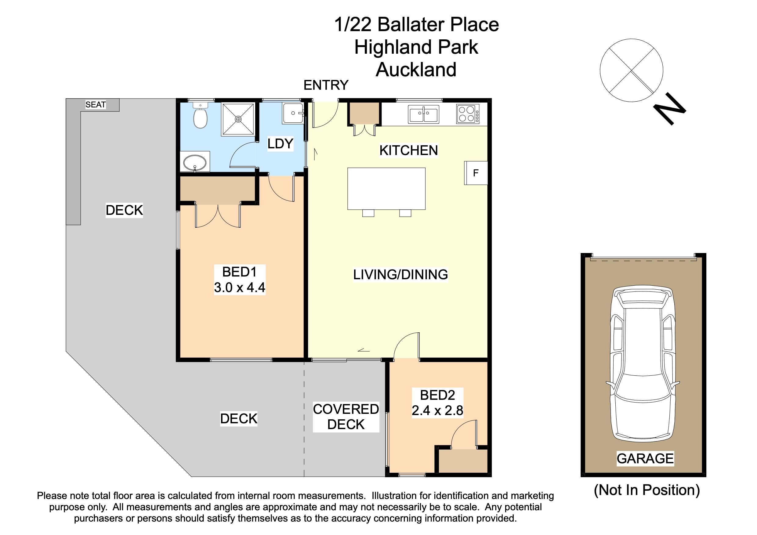 1/22 Ballater Place, Highland Park, Manukau City